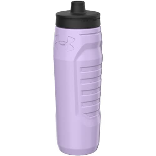 Under Armour Squeeze Water Bottles, 32 oz Water Bottles, Sideline Sports Water Bottle with Quick-Shot Lid, Quick & Easy Hydration, Gym Water Bottles, Squeeze Bottle, 1 32oz Bottle image