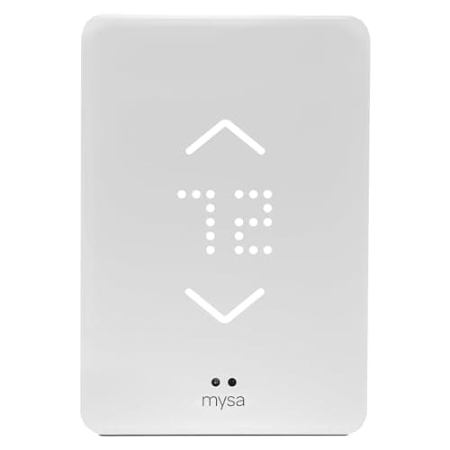 Mysa Smart Thermostat for Electric Baseboard Heaters 240V | Remote Control with 100% Free APP | Easy Install | HomeKit, Alexa, Google Home | Wi-Fi Programmable | Temp. & Humidity Alerts image