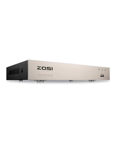 ZOSI 3K Lite 8CH CCTV DVR Recorder with AI Human/Vehicle Detection, 8 Channel 1080p H.265+ Hybrid 4-in-1 Home Surveillance Wired DVR for HD-TVI/CVI/CVBS/AHD Analog Security Camera (No HDD) image