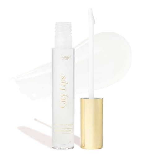 City Beauty City Lips Clear - Plumping Lip Gloss - Hydrate & Volumize - High Shine Lip Plumper - Hyaluronic Acid & Peptides Visibly Smooth Lip Wrinkles - Cruelty-Free image