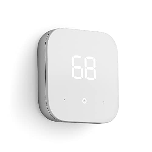 Like-New Amazon Smart Thermostat – ENERGY STAR certified, DIY install, Works with Alexa – C-wire required image