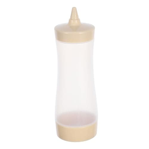 Anneome 3PCS Plastic Squeeze Condiment Bottles for Ketchup Mustard Jam Bbq Sauce Dispensers 7.48" Height for Home Use image