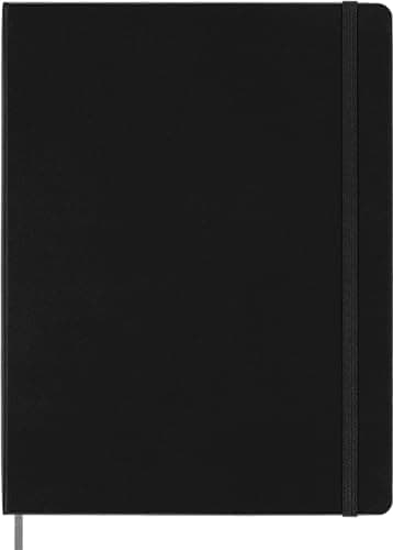 Moleskine Smart Notebook, Smart Writing System, Digital Notepad with Hard Cover, Ruled Pages and Elastic Closure, Size Extra Large 19 x 25 cm, Colour Black image
