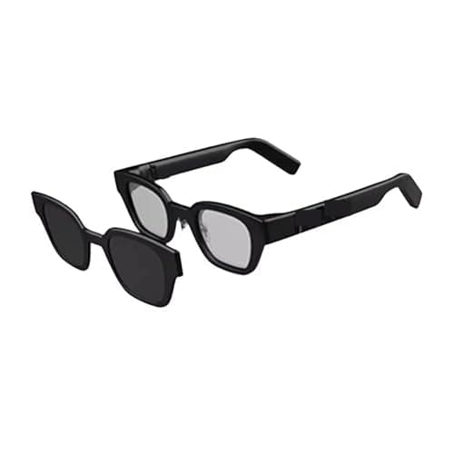 JUCFRDNJ Smart AR Glasses Real Wireless Ultra Light AI Assistant Glasses Translator Glasses(Ar with Lens) image
