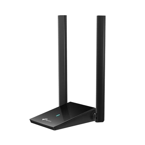 TP-Link WiFi 6 USB Adapter for Desktop PC - (Archer TX20U Plus) AX1800 Wireless Network Adapter with 2.4GHz, 5GHz, High Gain Dual Band 5dBi Antenna, WPA3, Supports Windows 11/10 image