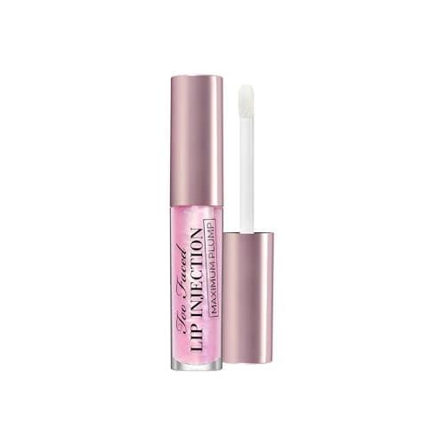 Too Faced Lip Injection Maximum Plump Extra Strength Lip Plumper Gloss | Hydrating + Plumping, Travel Size, 0.1 Fl Oz, Original image
