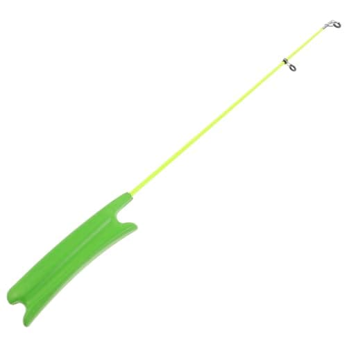EXHUMKY Winter Fishing Ice Breaker Ice Fishing Pole Compact and Portable Short Ice Fishing Rod Pu Handle Made for Winter image