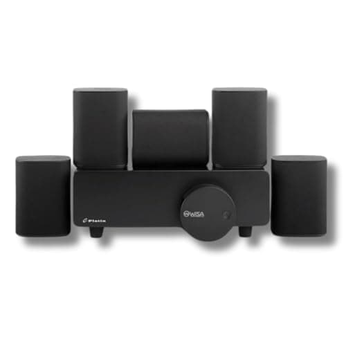 Platin Milan 5.1 Surround Sound Speaker System - Wireless Home Theater System for Smart TVs - WiSA Certified - with WiSA SoundSend Transmitter Included - No Receiver or Speaker Wires Needed image