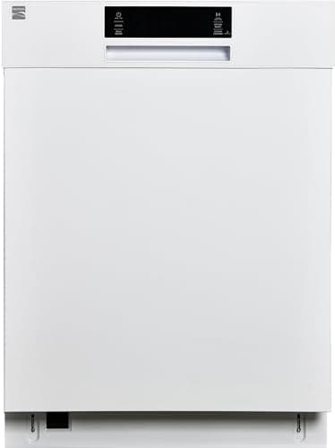 Kenmore 24" Built-In Stainless Steel Tub Dishwasher with SmartWash, Smart Dry, and MoreSpace Adjustable Rack, Energy Star Certified, White image