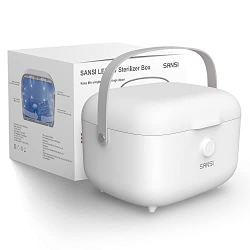 SANSI UV Light Sanitizer Box with 360° UVC Chips, Sanitizes in 5 Minutes image