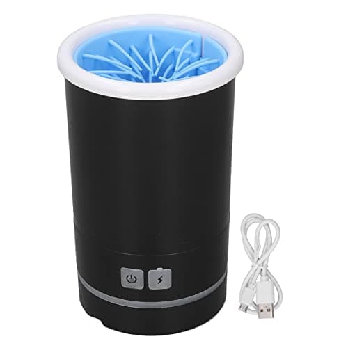 Dog Paw Cleaner for Large Dogs, Automatic echargeable USB Rechargeable Soft Brushes Dog Foot Cleaner image
