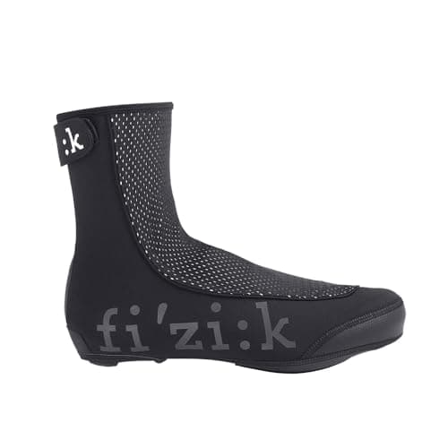 Fizik Unisex-Adult Overshoe Cycling-Shoe-Covers, Black, L (44-46) image