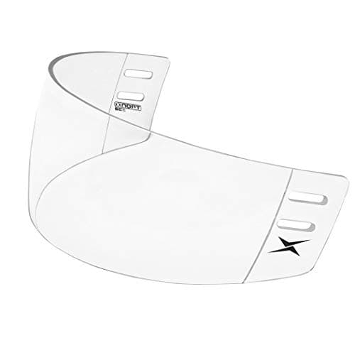 TronX S30 Straight-Cut Hockey Helmet Clear Visor (Anti-Scratch/Anti-Fog) CE Certified image