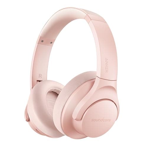 Soundcore Anker Life Q20 Hybrid Active Noise Cancelling Headphones, Wireless Over Ear Bluetooth Headphones, 60H Playtime, Hi-Res Audio, Deep Bass, Memory Foam Ear Cups, Travel, Office, USB-C Charging image