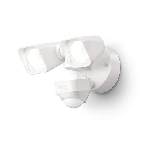 Ring Smart Lighting – Floodlight, Wired, Outdoor Motion-Sensor Security Light, White (Bridge required) image