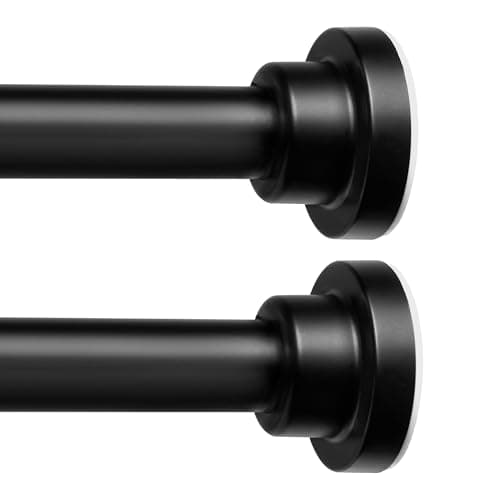 ENJOYBASICS Adjustable Spring Tension Curtain Rods 32 to 66 Inches image