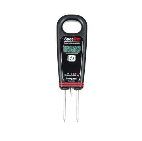 SpotOn 3 in 1 Pocket Soil Analyzer, Precise and Accurate Handheld EC Meter with Bluetooth App Connectivity. Helps to Understand Plant Nutrition Needs. image