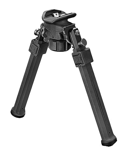 CVLIFE Bipod for Shooting and Hunting, Rifle Bipod Sling Mounting Bipod for Rifle Made of Lightweight High-Strength Polymer (Black, 7.5-10.6'') image