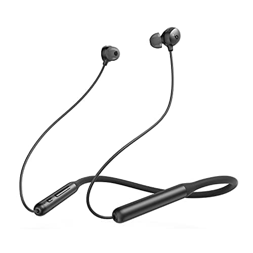 Soundcore by Anker Life U2i Wireless Neckband Headphones, 10mm Drivers with BassUp Technology, 24H Playtime, AI-Enhanced Calls, Foldable and Lightweight, IPX5 Water-Resistant, Secure Fit, Bluetooth 5 image