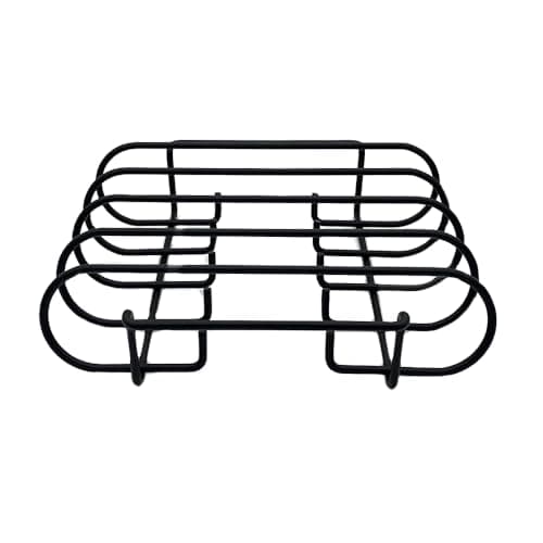 Nexgrill Rib Rack, Perfect Accessory for Outdoor Grilling & Cooking, Non-Stick, Hold up to 4 Racks of Ribs, Built-in Handles, Suitable for Grills, Smokers, and Ovens, Black, 530-0026 image