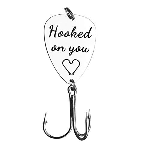 Gifts for Boyfriend Husband Hooked on You Fishing Lures Wedding Anniversary Fishing Gifts for Him Christmas Birthday Fathers Day Valentines Day Gifts for Men image