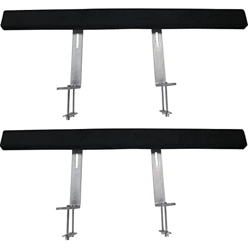 VEVOR Boat Trailer Guide-ons, 48", 2 PCS Rustproof Steel Trailer Guide ons, Trailer Guides with Carpet-Padded Boards, Mounting Parts Included, for Ski Boat, Fishing Boat or Sailboat Trailer image