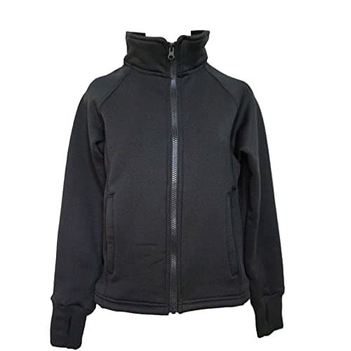 UniqGarb Ice Skating Jacket for Girls Women Black Skate Jacket CL All Black image