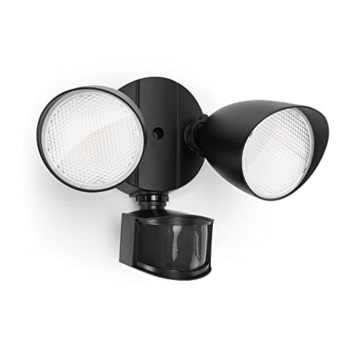 LUTEC 32W 2500 Lumen LED Security Lights Motion Sensor Light Outdoor, 5000K Daylight, IP65 Waterproof, Dusk to Dawn, Motion Detector Flood Light for Garage, Yard, Porch-Black image