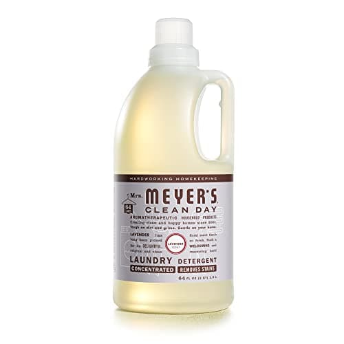 MRS. MEYER'S CLEAN DAY Liquid Laundry Detergent, Biodegradable Formula Infused with Essential Oils, Lavender, 64 oz (64 Loads) image