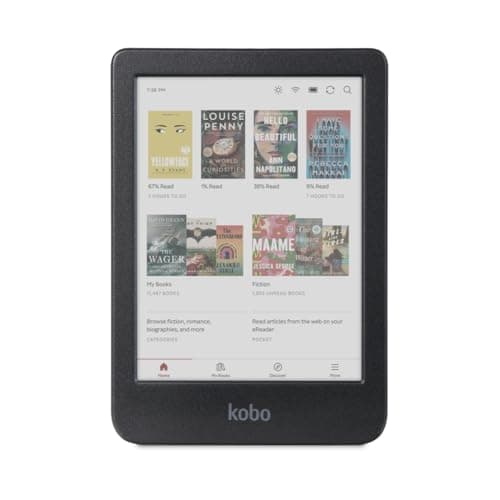 Kobo Clara Colour | eReader | 6” Glare-Free Colour E Ink Display | Dark Mode Option | Waterproof | Audiobooks | 16GB of Storage | Black image