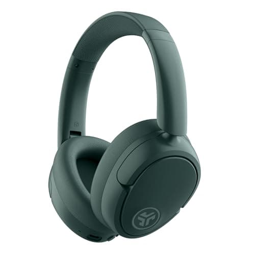 JLab JBuds Lux ANC Wireless Headphones, Sage, Hybrid Active Noise Cancelling, Customizable Sound, Spatial Audio Compatible, Premium Over-Ear Bluetooth Headset image