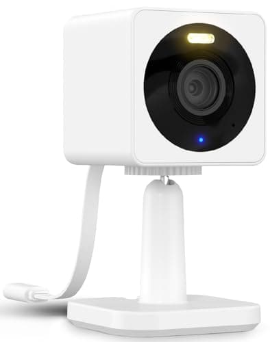 Wyze Cam OG Indoor/Outdoor 1080p Wi-Fi Smart Home Security Camera with Color Night Vision, Built-in Spotlight, Motion Detection, 2-Way Audio, Compatible with Alexa & Google Assistant, White image