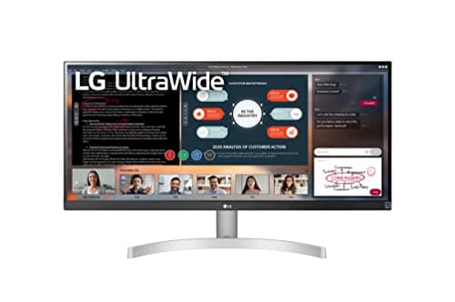 LG UltraWide WFHD 29-Inch FHD 1080p Computer Monitor 29WN600-W, IPS with HDR 10 Compatibility, Silver image