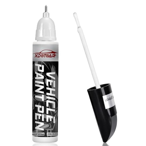 White Car Paint Touch Up Pen, Color Accurate Touch Up Paint for Cars, Professional Automotive Paint Scratch Repair, Lasting Auto Scratch Remover, Quick Drying, Easy to Use, Safe and Non-toxic image