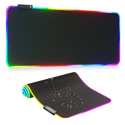 RGB Mousepad Led Mouse Pad, Large Mouse Pad,Led and Big Mouse mat image
