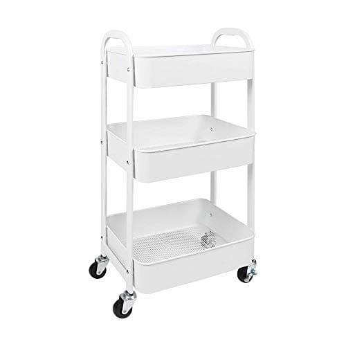 MAX Houser 3-Tier Rolling Utility Cart with Caster Wheels image