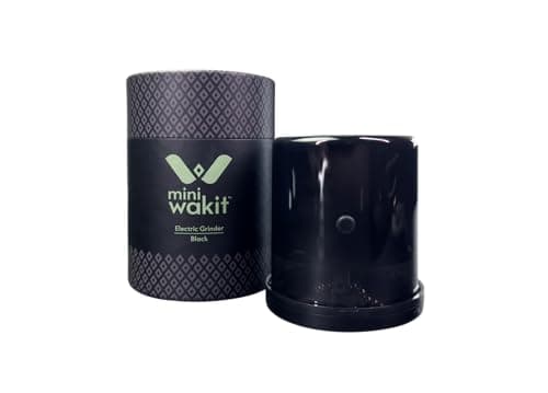 Mini Wakit Grinder (Black) – Rechargeable Electric Herb Grinder with Patented Ball & Chain Technology for Effortless Grinding – Compact, Easy-to-Use, Ideal for Kitchen, Herbs, and Spices image