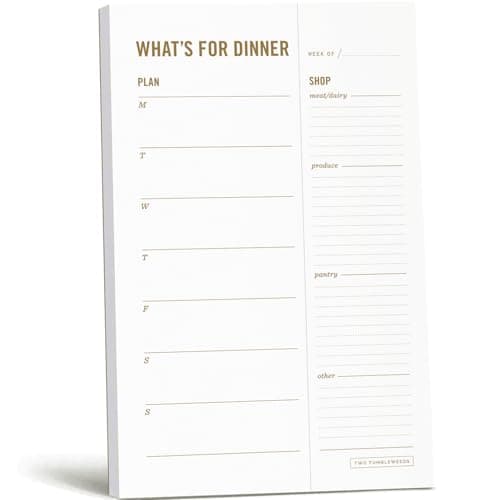 Two Tumbleweeds Meal Planning Notepad image
