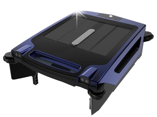 BEAUGATHER Pool Surface Cleaner Robot with Solar and Rechargeable Dual Mode, Cordless Robotic Pool Cleaner, Smart Pool Skimmer Basket, Automatic Pool Vacuum Cleaner with Auto-Escape and Auto-Turn image