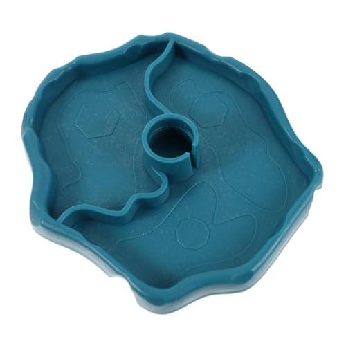 MERRYHAPY Automatic Water Feeder Basin for Reptiles Blue Pet Water Dispenser image