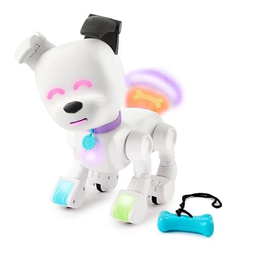 Dog-E Interactive Robot Dog with Colorful LED Lights, 200+ Sounds & Reactions, App Connected (Ages 6+) image