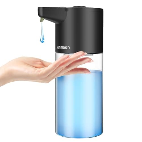 Automatic Soap Dispenser Touchless, Simple Physical Adjustment Hand Soap Dispenser, Low Battery Consumption Dish Soap Dispenser Kitchen Bathroom, Hands Free Auto Soap Dispenser image