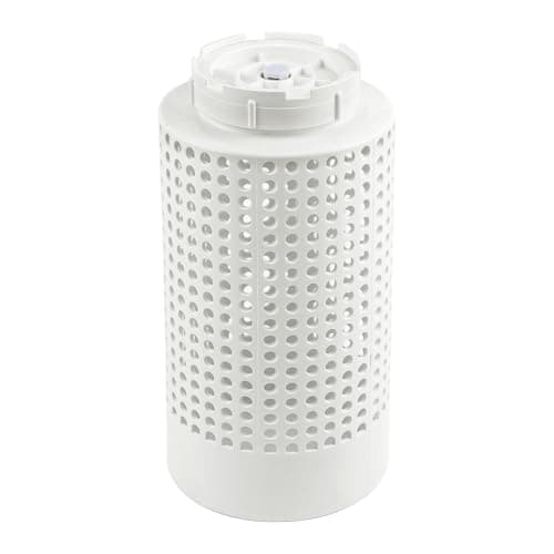 WSEYU Inground Worm Farm Composter, Outdoor In-Ground Worm Compost Bin for Raised Garden Beds and Yards, In Ground Composting Bin 2 Gallons for Recycling Scraps, 6.3"x6.3"x12", BPA Free, White image