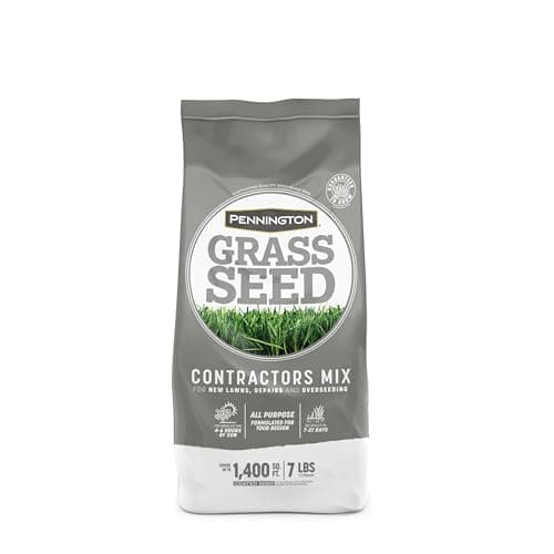Pennington 100520260 Contractors Grass Seed Mix Central Mix 7 lb, Black Label image