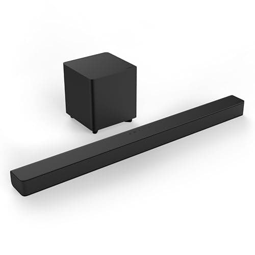 VIZIO V-Series 2.1 Home Theater Sound Bar with Dolby Audio, DTS Virtual:X, Bluetooth, Wireless Subwoofer, Voice Assistant Compatible, Includes Remote Control - V21x-J8 image
