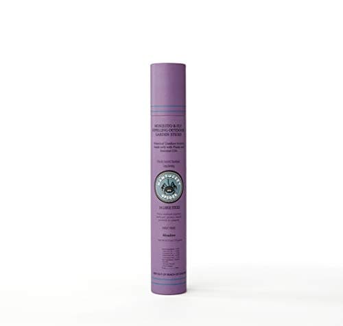 Nantucket Spider Garden Incense Sticks | Repellent for Mosquitos and Flies | Long Lasting with Pleasant Fragrance | Handmade Bamboo Based Sticks for Outdoor Use | Meadow - Pack of 14 image