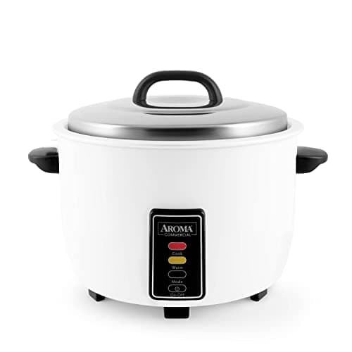 Aroma Housewares 60-Cup (Cooked) (30-Cup UNCOOKED) Commercial Rice Cooker (ARC-1033E), White image