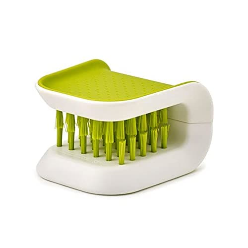 Blade Brush and Cutlery Cleaner Brush Bristle Scrub Kitchen Washing Non-Slip Multifunctional Cleaning Brush (Green-Tool Brush) image