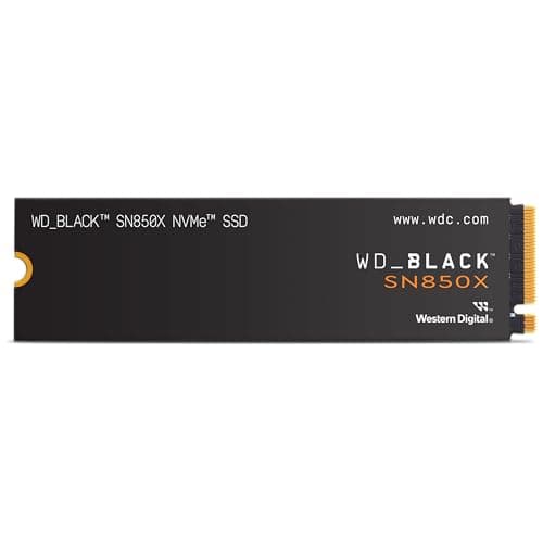 WD_BLACK 2TB SN850X NVMe Internal Gaming SSD Solid State Drive - Gen4 PCIe, M.2 2280, Up to 7,300 MB/s - WDS200T2X0E image