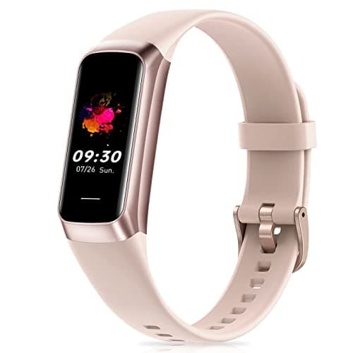 Zeacool Fitness Tracker with 24/7 Heart Rate, Blood Oxygen Blood Pressure Sleep Monitor, Activity Trackers 5 ATM Waterproof, Step Calorie Counter Pedometer Health Smart Watch for Women Men Pink image